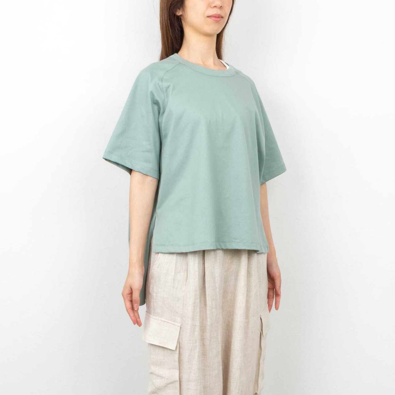 【Munich／ミューニック】バックシアーTシャツ（ライトグリーン） - 14