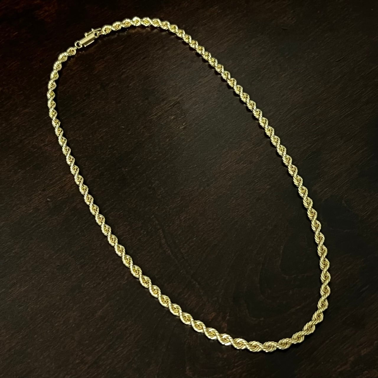 VINTAGE TIFFANY & CO. 14K Gold Twist Rope Necklace | ヴィンテージ