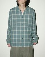 60s CAMPUS Cotton×Rayon Box-cut Shirt USA製