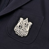 Captain's Brands キャプテンズブランズ ワッペン スウェット テーラードジャケット エルボーパッチ C/5 /ネイビー/ボートハウス/キャプテンサンタ