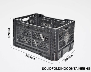 5050WORKSHOP　SOLID FOLDING CONTAINER 48　ソリッドフォールディングコンテナ48