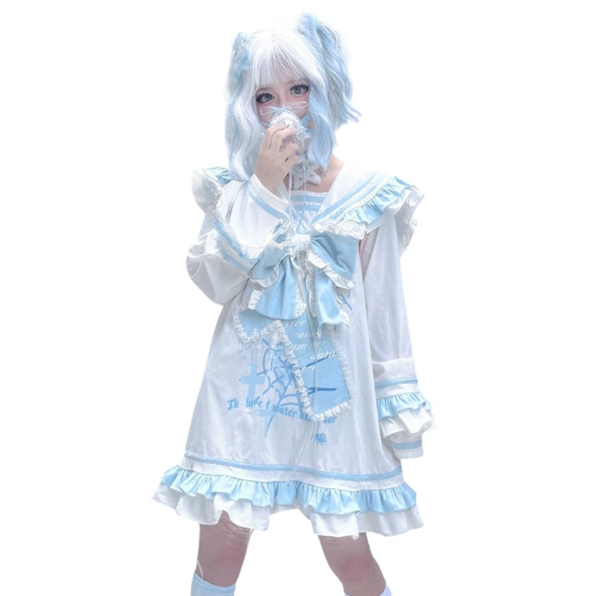 リボン天使様　完成品 天使界隈フロントリボンワンピース | Maiden's Rêve