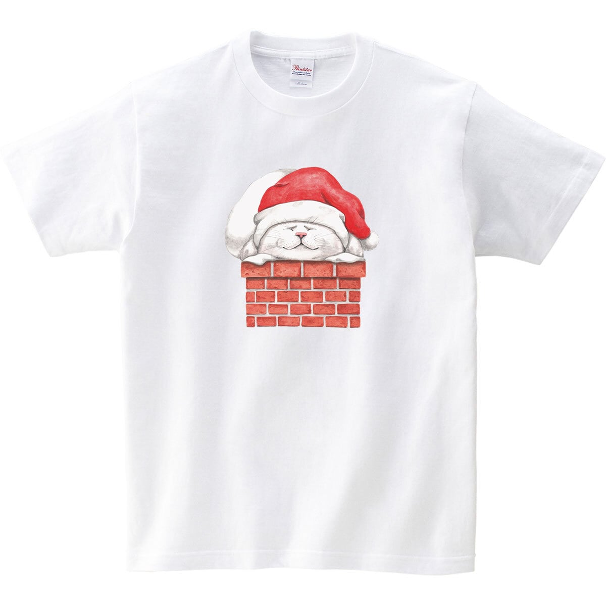 サンタコスプレネコ Tシャツ cat29 ねこ tシャツ おもしろtシャツ 猫  ねこ アニマル ゆるキャラ ネコ好きに