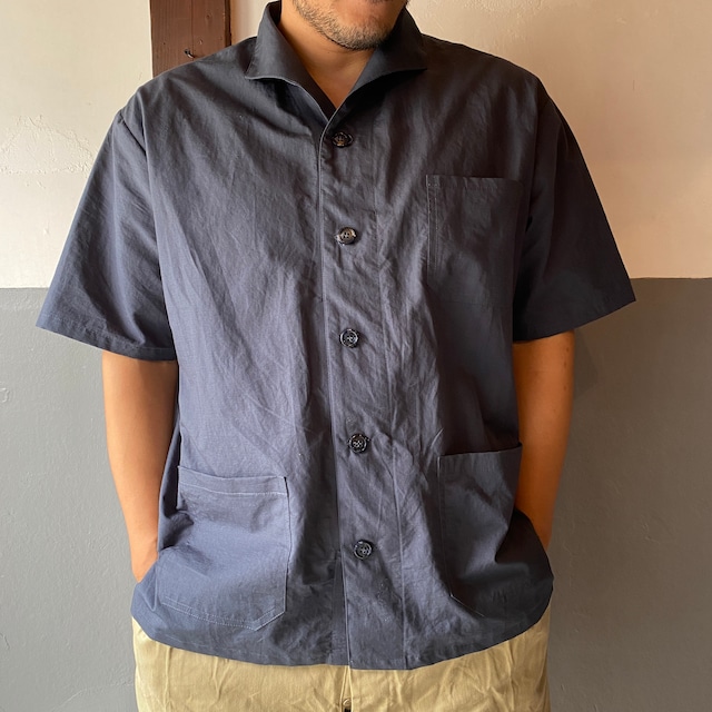 OWN original work shirt 〈Navy〉