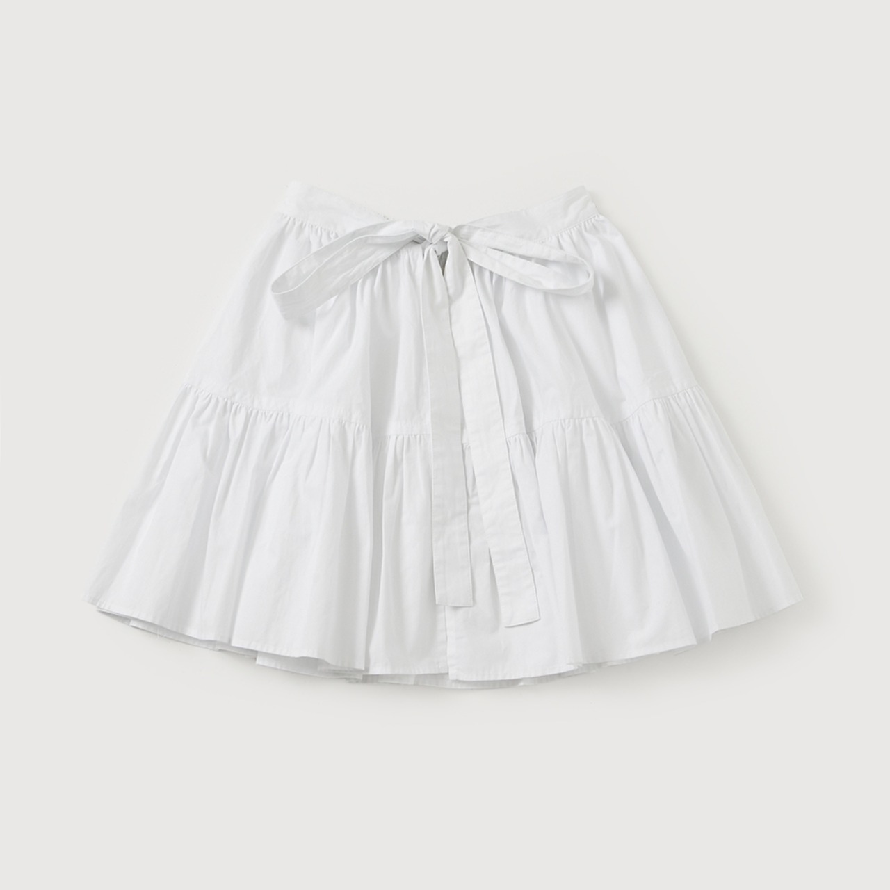 Enfant wrapped skirt/White