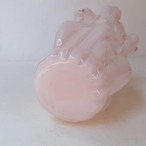 ベビーピンクのひらひら花瓶