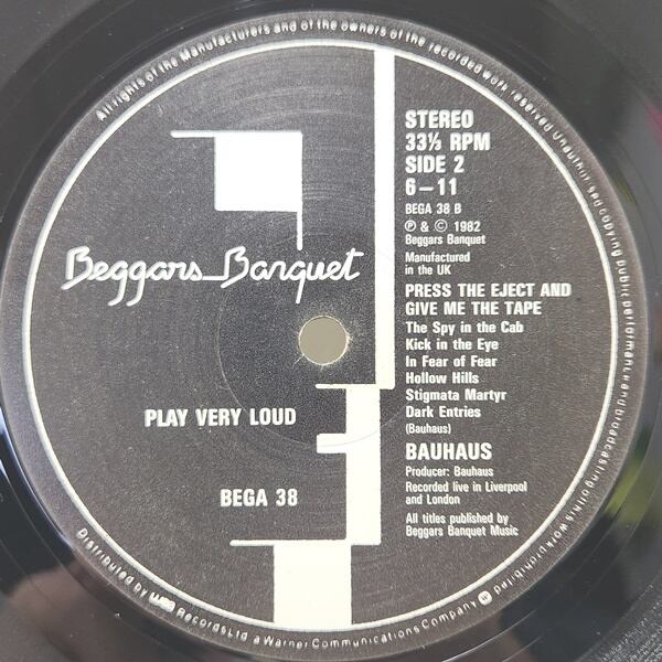 Bauhaus / Press The Eject And Give Me The Tape [BEGA 38] - 画像4