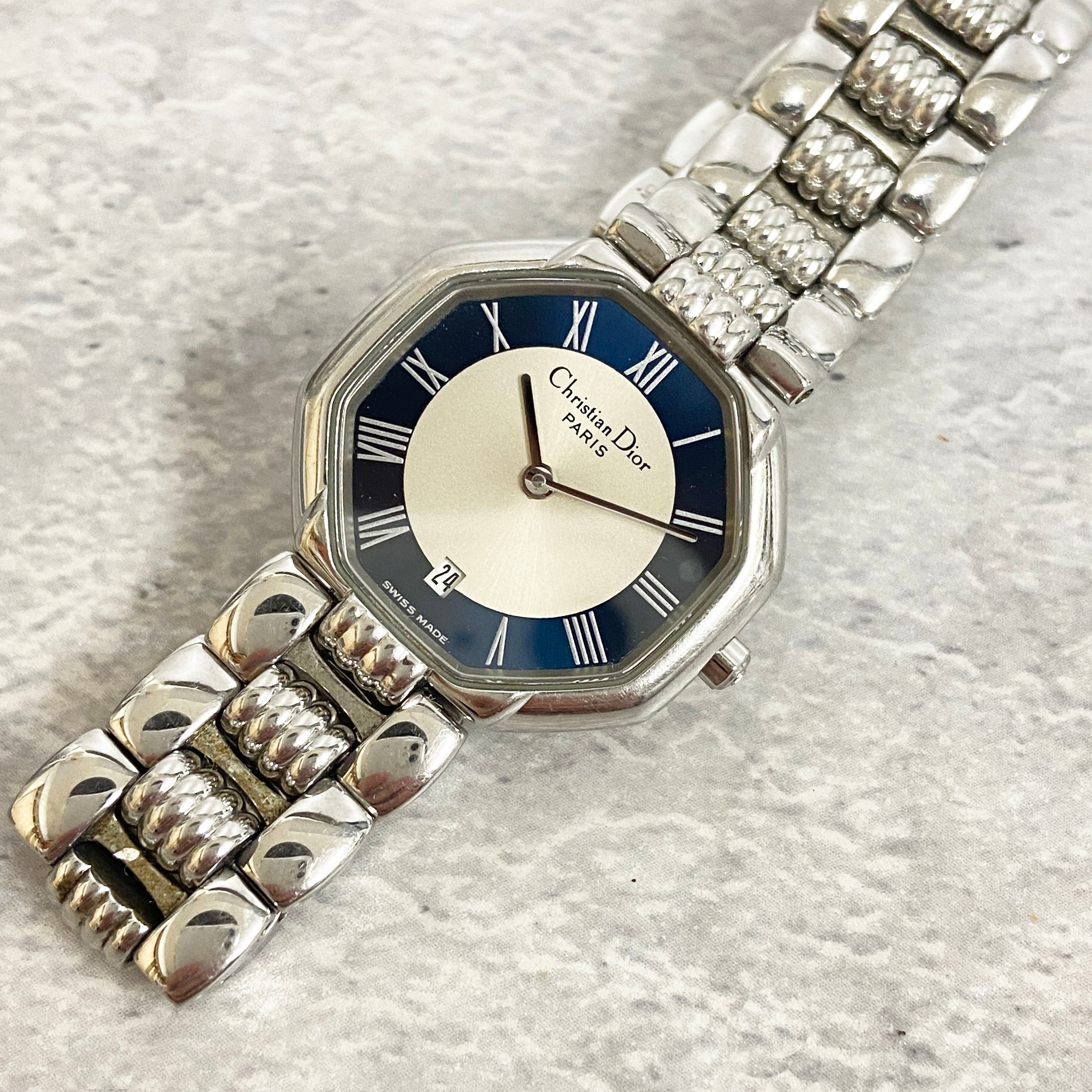 Christian Dior レディース 腕時計 オクタゴン クオーツ SS