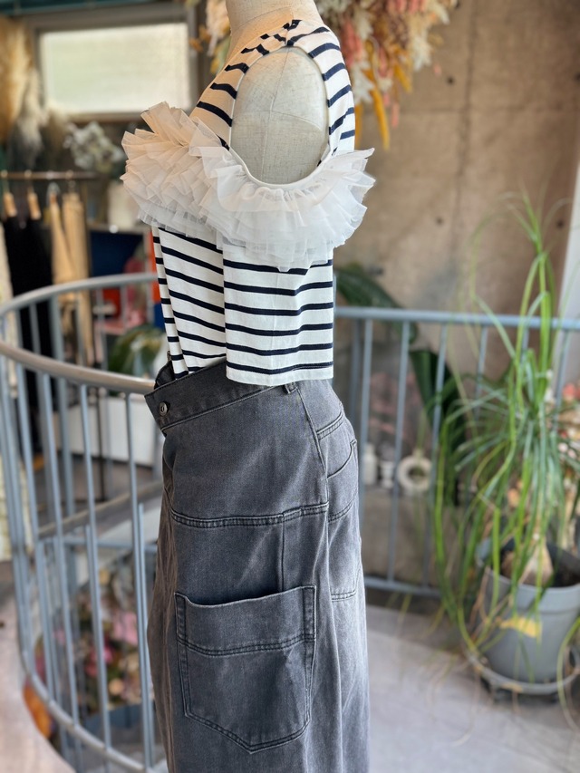 （select）アシンメトリーデニム