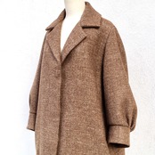 Pale Jute  Tweed coat "short"　再入荷