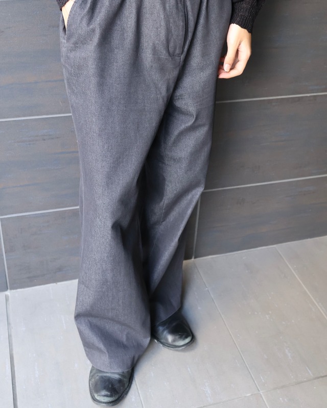 cotton wide slacks