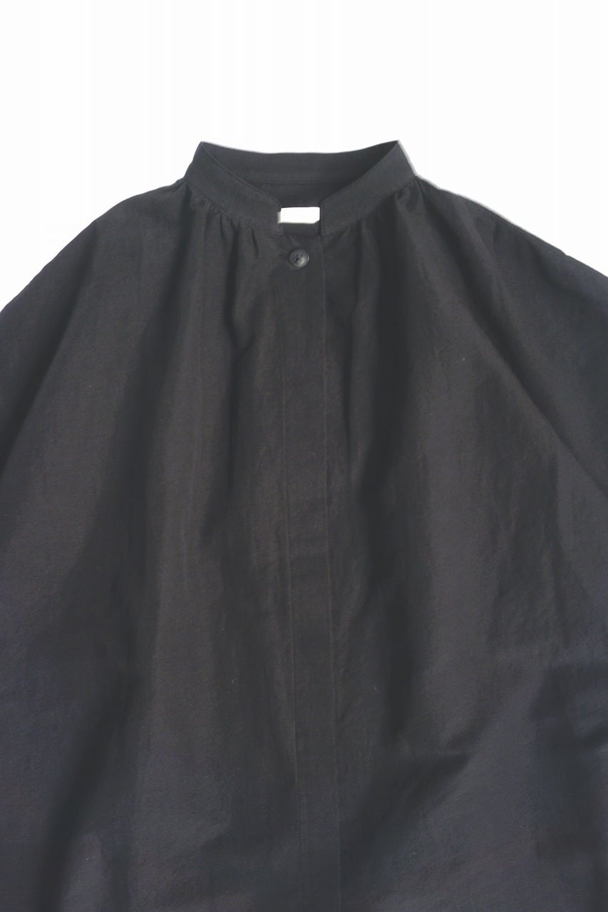 Cotton Linen Fly-Front Blouse