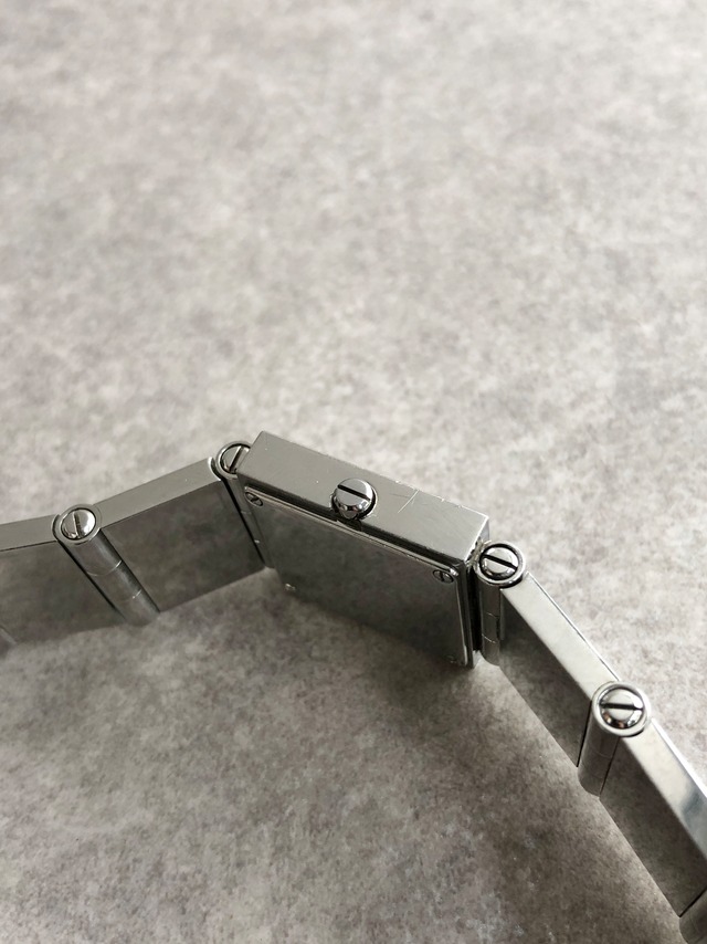 GUCCI グッチ 腕時計 シルバー スクエア ステンレススチール クウォーツ 600J vintage ヴィンテージ オールド fubfba