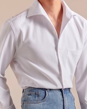 【首元端麗】ワンピースカラーシャツ