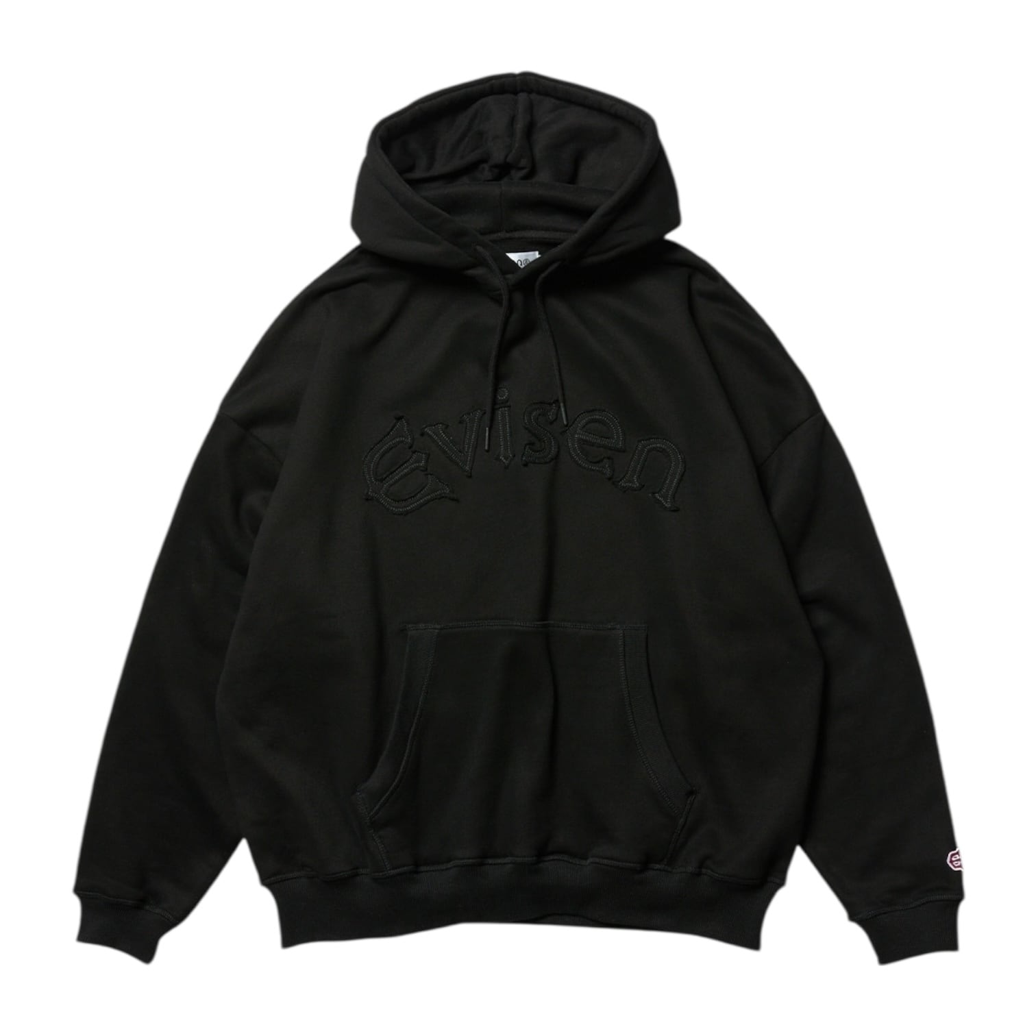 【Evisen Skateboards ゑ】ARCH LOGO PATCH HOODIE(Black)〈国内送料無料〉