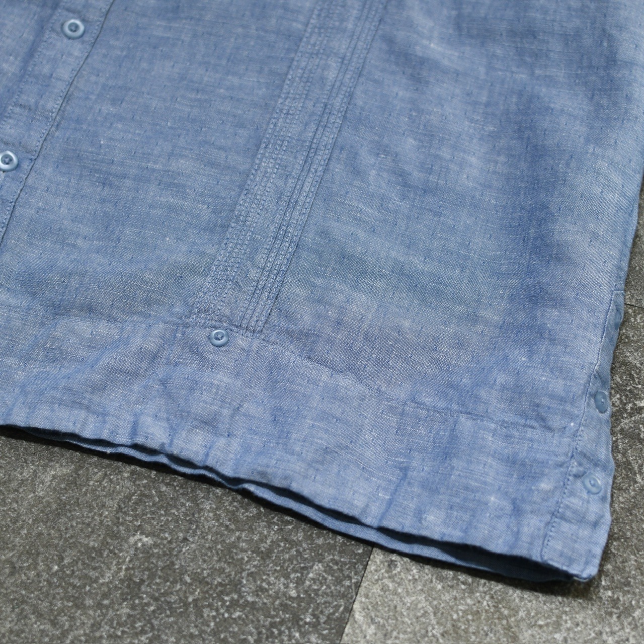 CUAVERA jacquard weave design linen cuba shirt