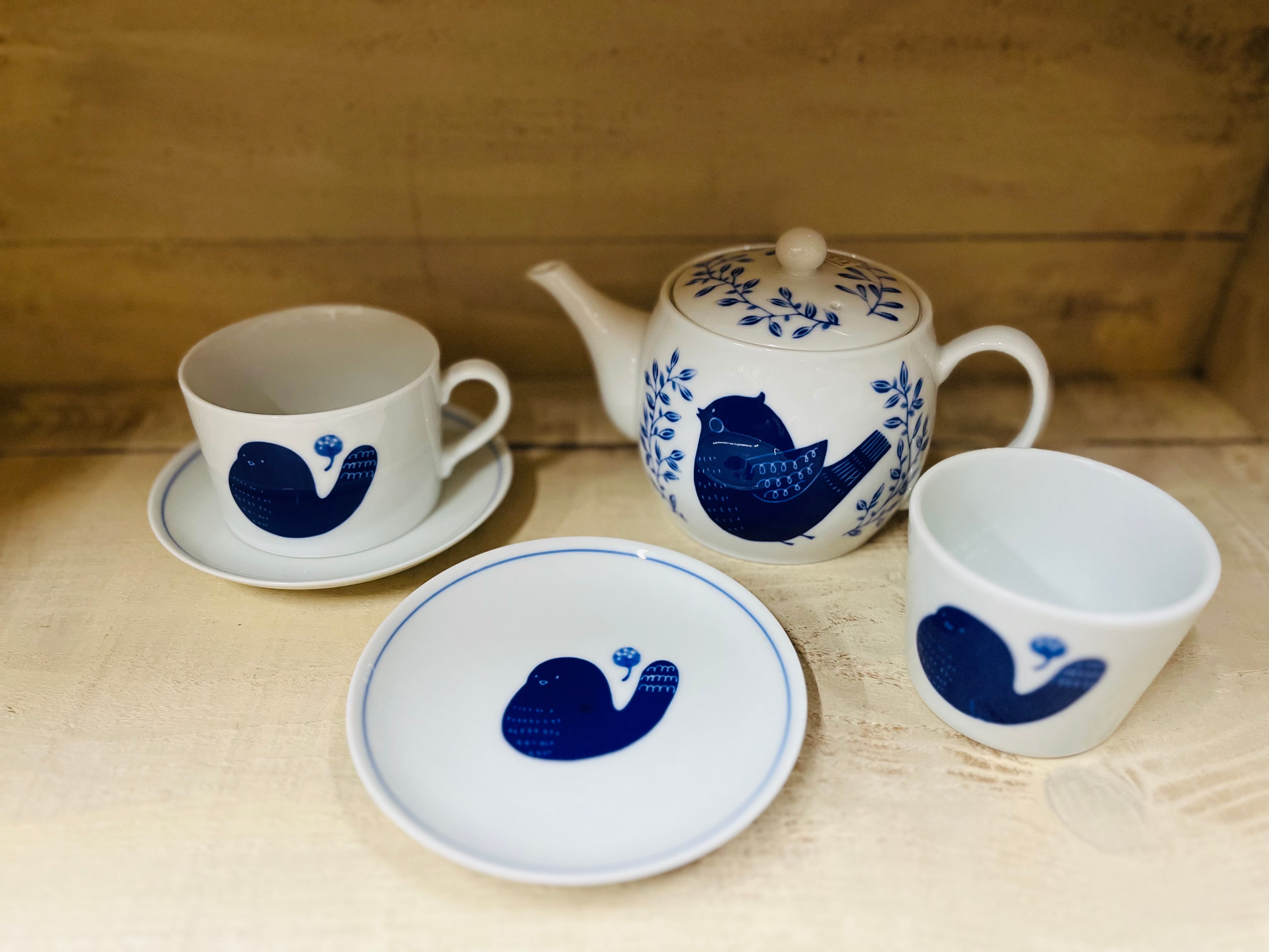 波佐見焼 あおい鳥 ティーポット | hashiguchik