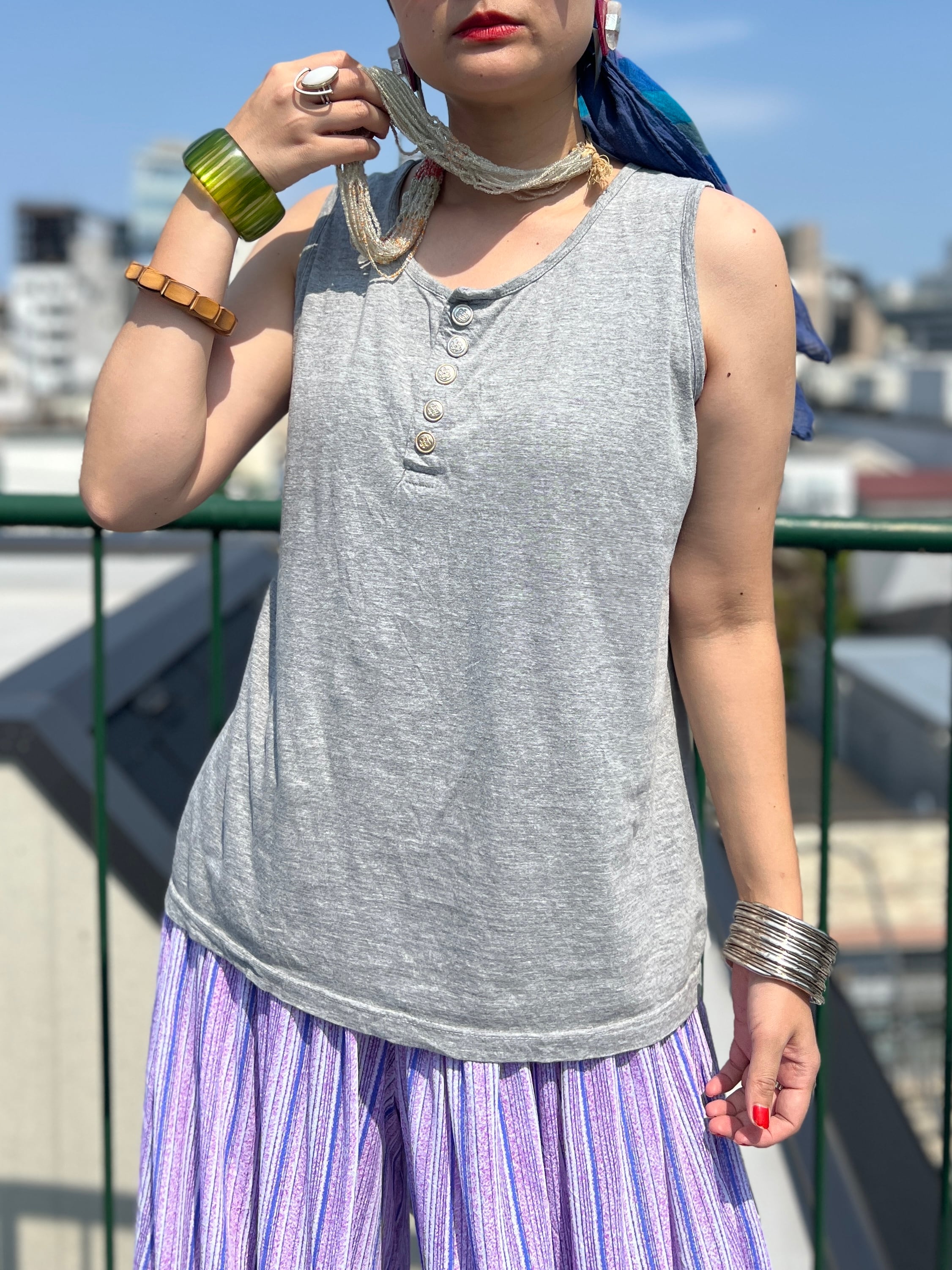 Euro Vintage gray tank top