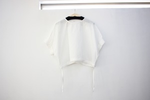 【nicholson & nicholson】LEMON-W BLOUSE（WHITE）