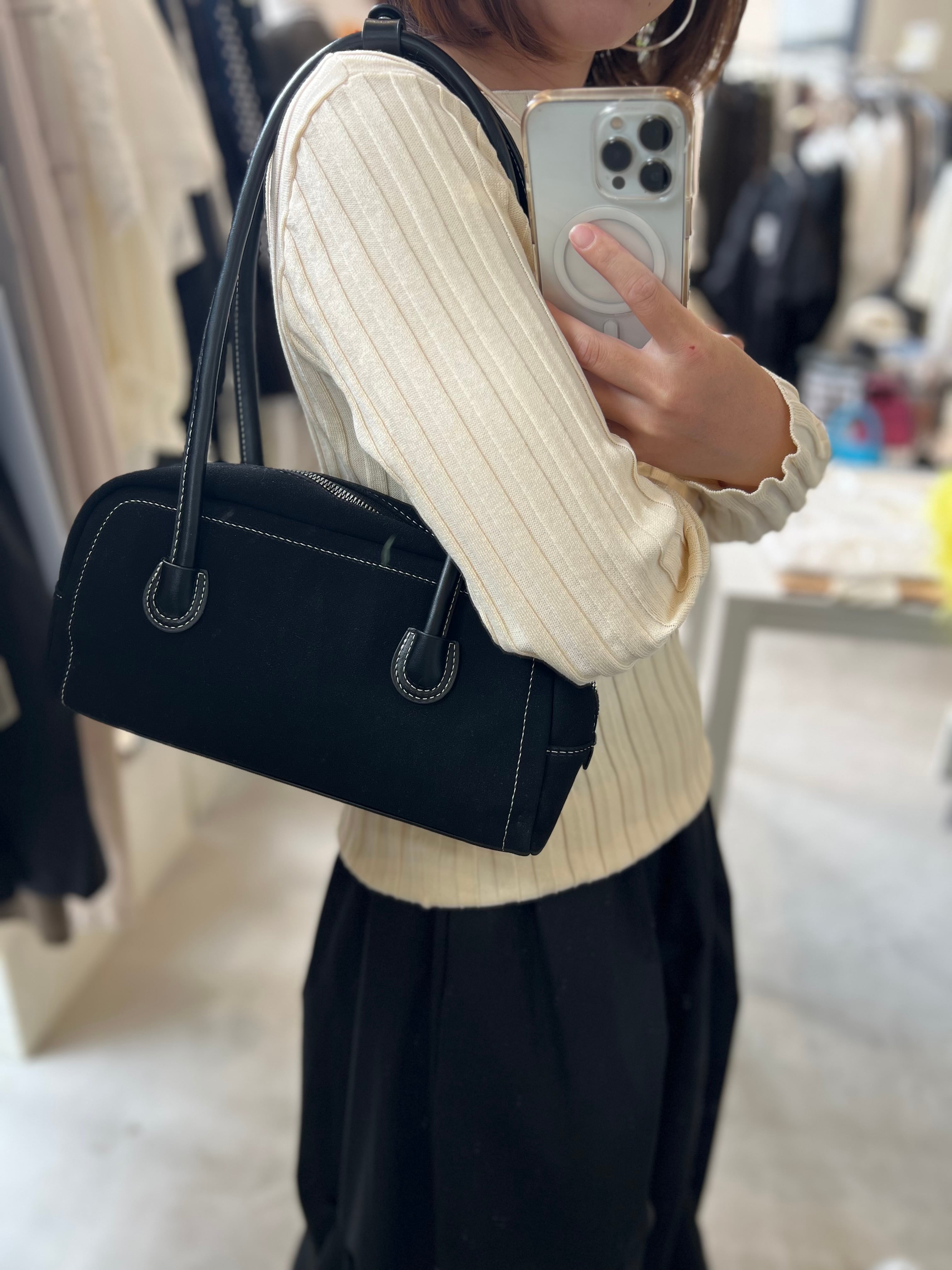 【 SELECT】ワイドリブボートネックプルオーバー 19-0444