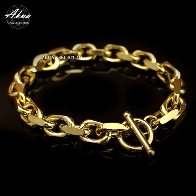 ラスト1点 Chain bracelet gold stainless steel №37