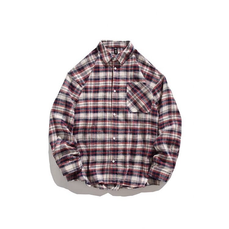 ★VINTAGE COLORBLOCK PLAID SHIRT　　　A0760