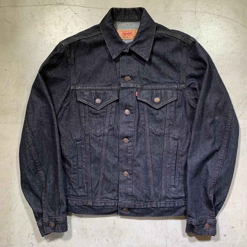 80's ~ Levi's 70506-0259 リーバイス ブラックデニムジャケット 