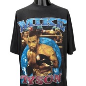 【MIKE TYSON】マイクタイソン "IF YOU CAN'T BEAT 'EM, EAT 'EM!!!" RAP DESIGN Vintage Tシャツ