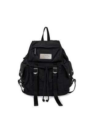 [Matin Kim] POCKET UTILITY LARGE BACK PACK IN BLACK 正規品 韓国ブランド 韓国通販 韓国代行 韓国ファッション マーティンキム matinkim 日本 店舗