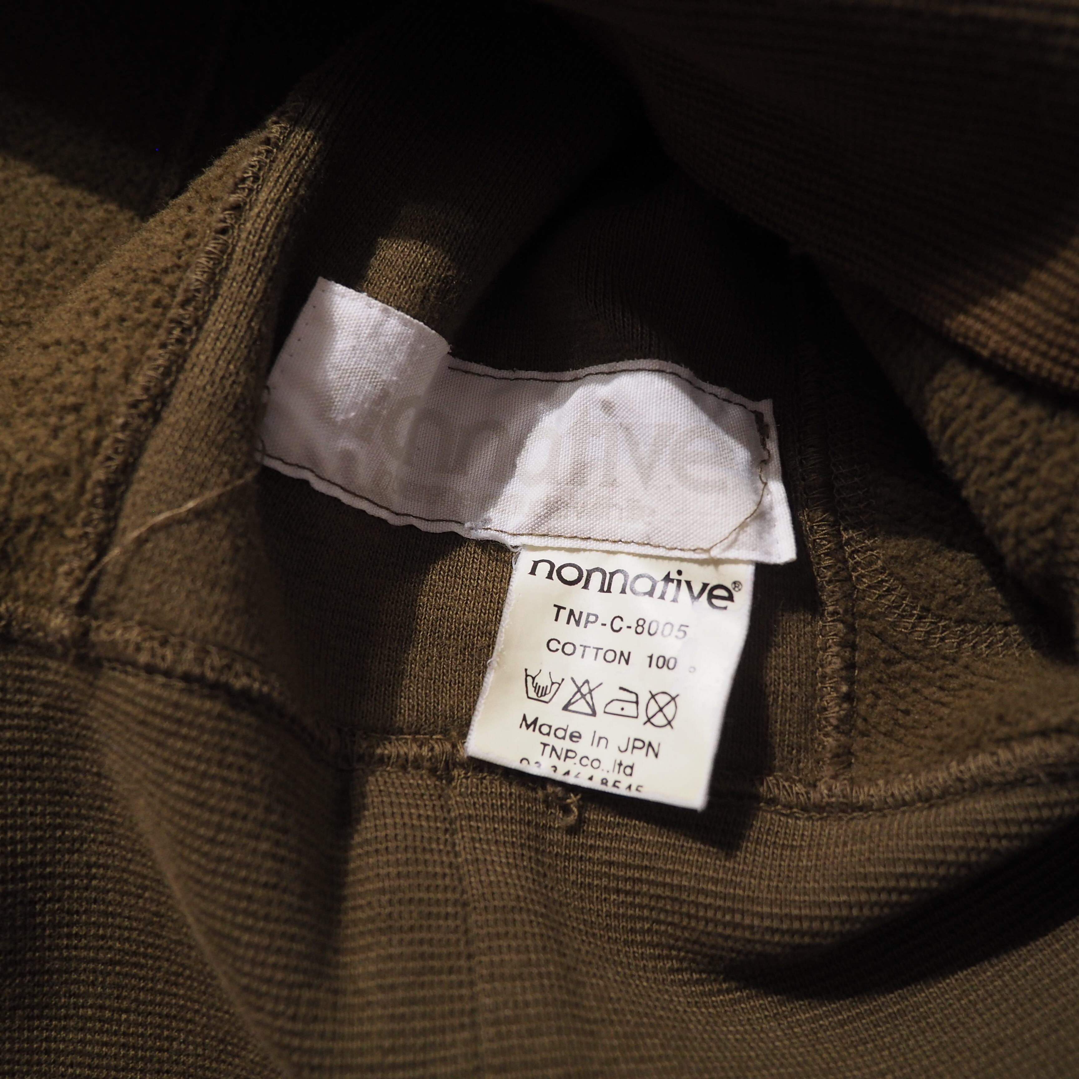 " nonnative " ” 染色 ” Beautiful over dye × Aging Archive Hoodie