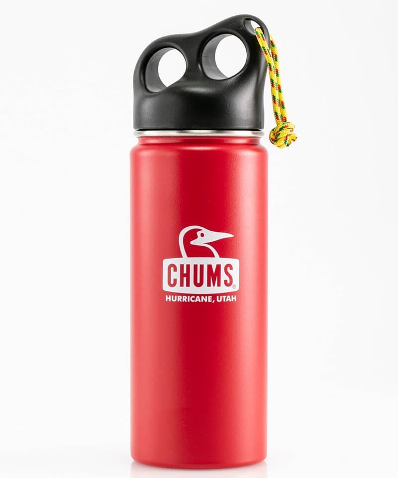 CHUMS (チャムス) キャンパーステンレスボトル 550ml レッド CH62-1391