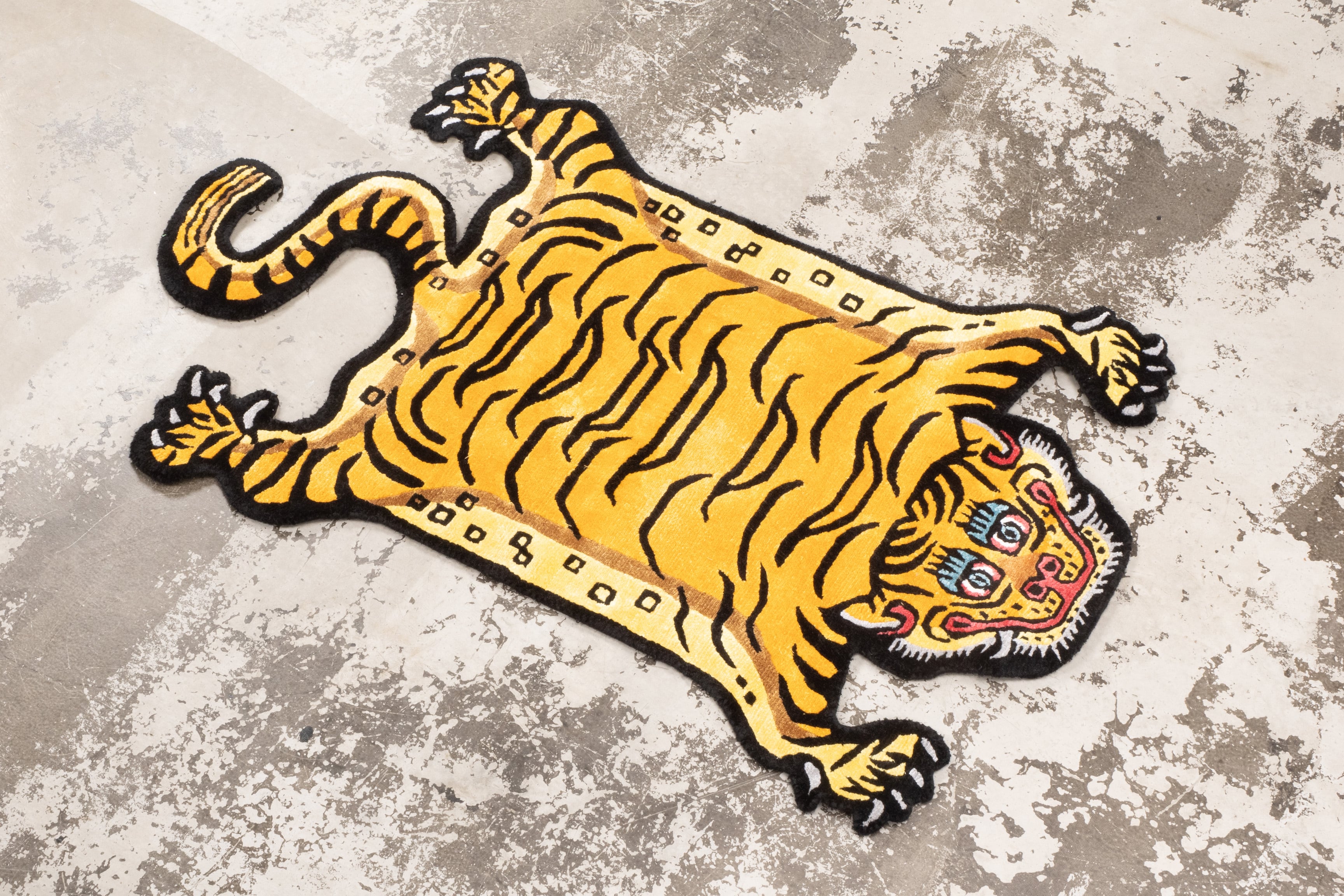 Tibetan Tiger Rug 《Sサイズ•シルク・オリジナル3・シグネチャー