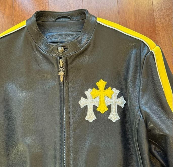 CHROME HEARTS クロムハーツ レザーライダースジャケット | chromehearts