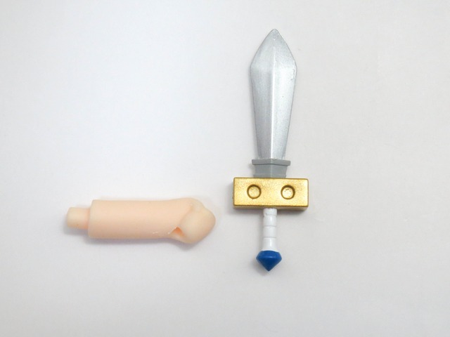再入荷【553】 リンク ムジュラの仮面Ver. 小物パーツ コキリの剣　ねんどろいど