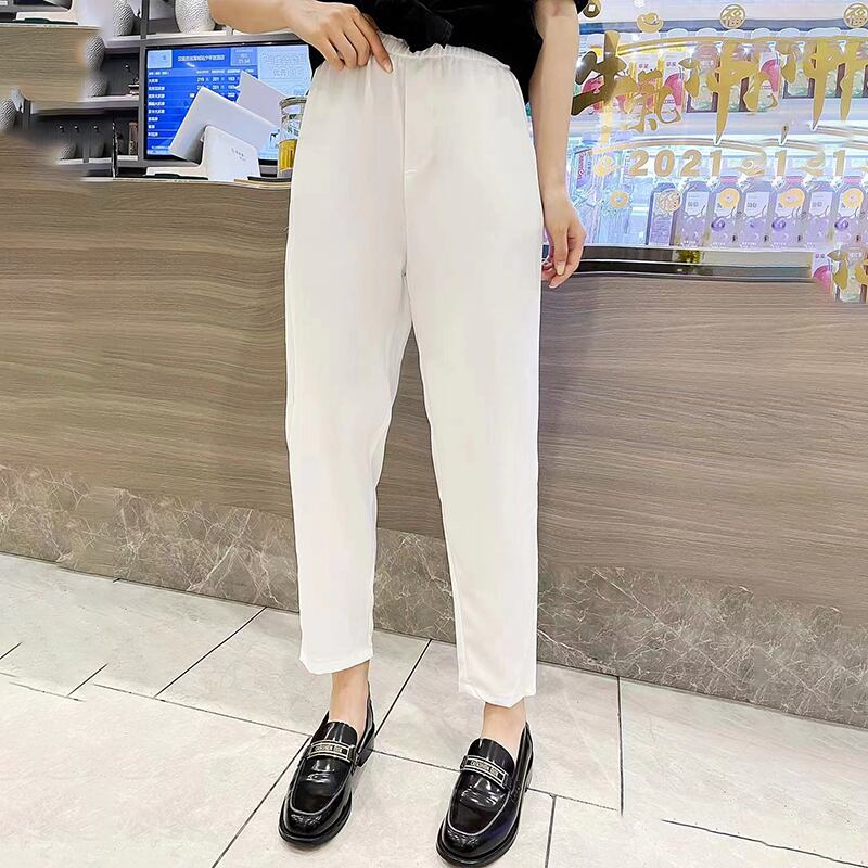 サマールーズカジュアルパンツ 大きめサイズ 夏物 ミックスインファッション28567304573