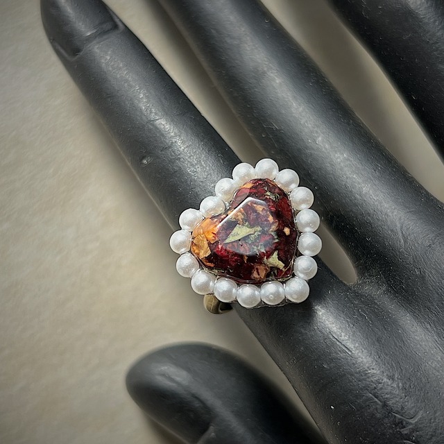 Gothic Heart Ring -Gold-