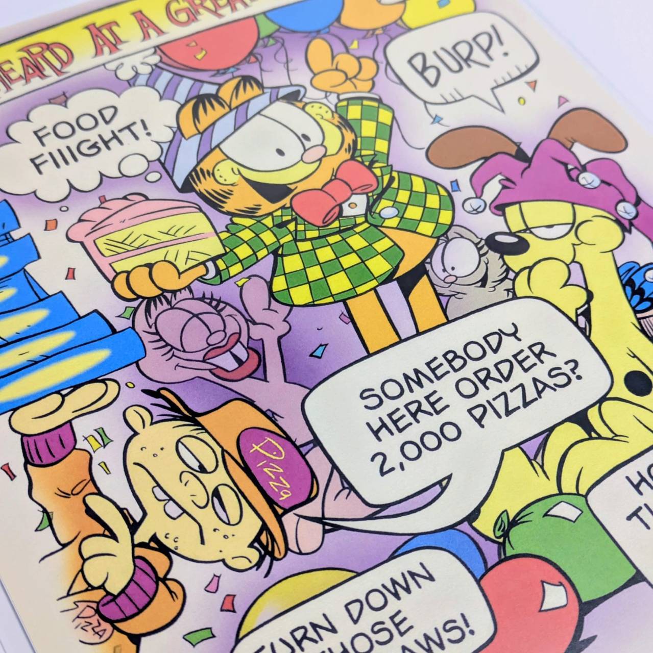 狭いスペースでも◎待望のB5ポスター!【 Garfield( ガーフィールド ) 】 POSTER / ポスター 〚アメリカン雑貨 アメトイ〛