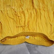 ベリーダンス 衣装 ジプシースカート MYST イエロー系 32ヤード 黄 無地 ティアード ボリューム 鮮やか 明るい シンプル レッスン 練習 大きく広がる裾 ダンス衣装 ステージ衣装 ロング イベント 舞台