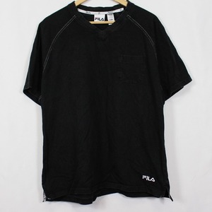 【FILA】Tシャツ Black