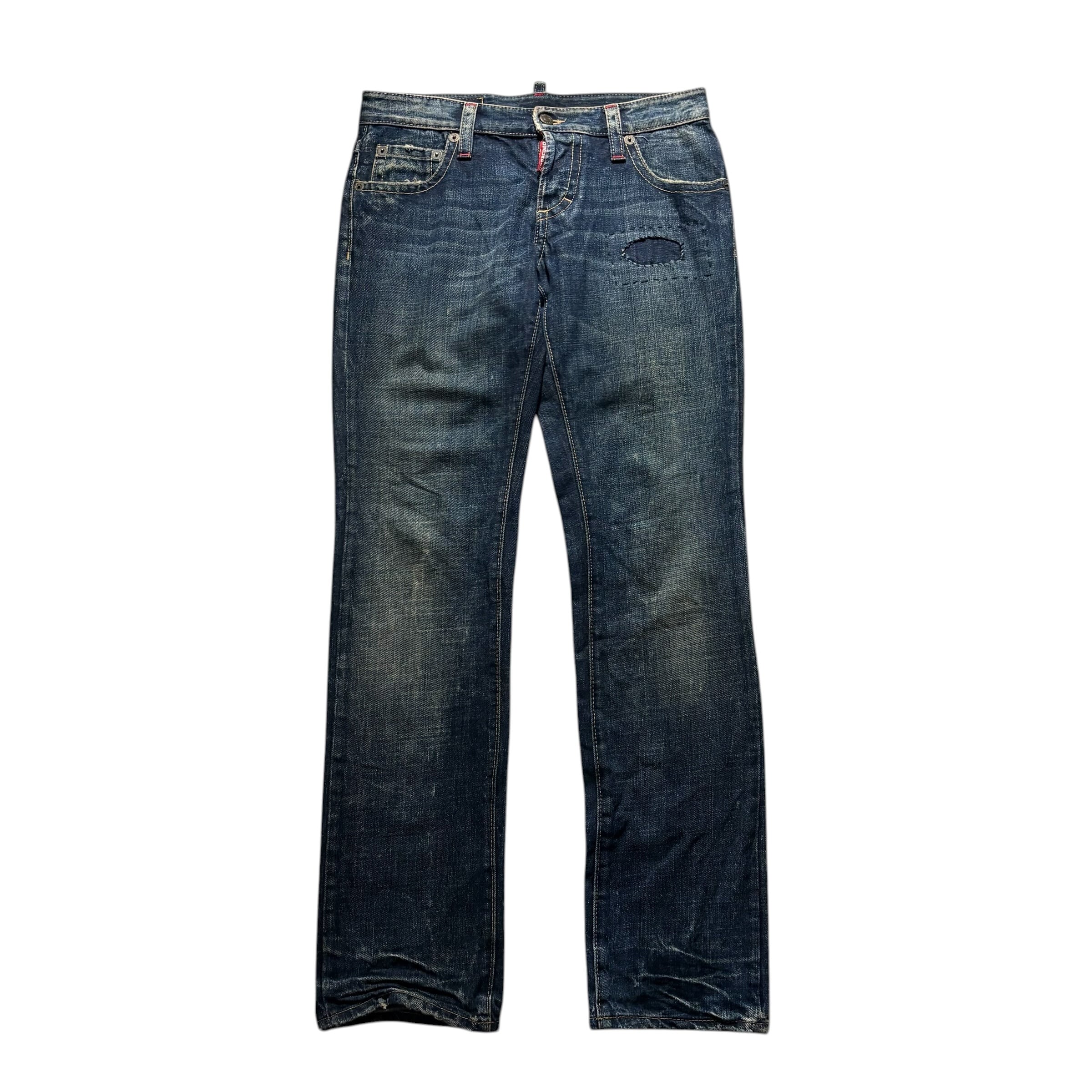 DOLCE&GABBANA coating denim “Black & destroy” | NOIR ONLINE