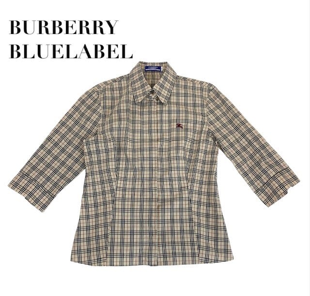 中古 バーバリーブルーレーベル BURBERRY BLUELABEL 七分袖