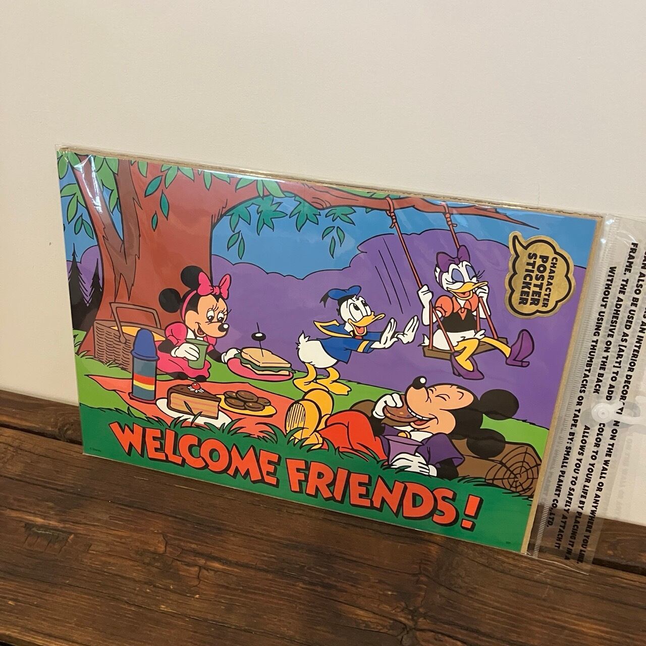 ディズニー ピクニック ポスターステッカー CA21