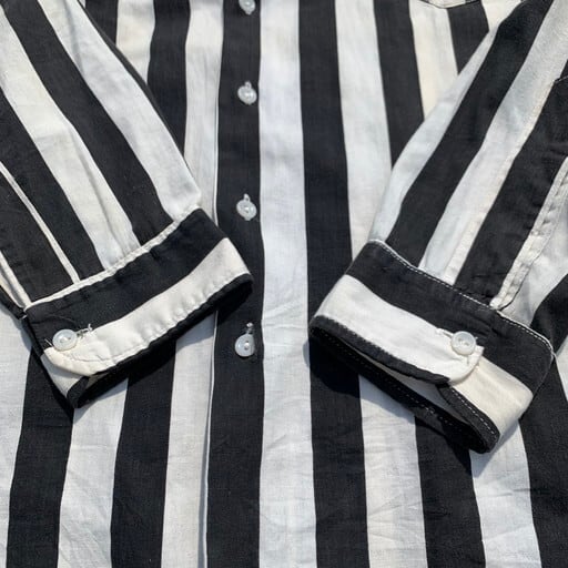 40's 50's Mac Gregor Gold Smith レフェリーシャツ ストライプ