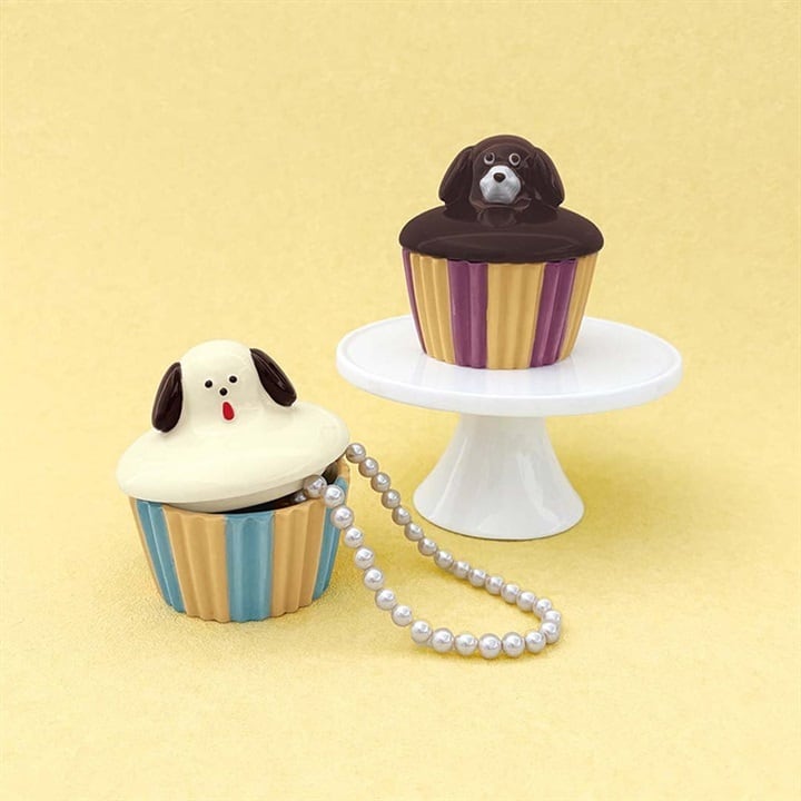 Maison terrier】カップケーキ小物入れ「ビターチョコ」 | GYAFUN