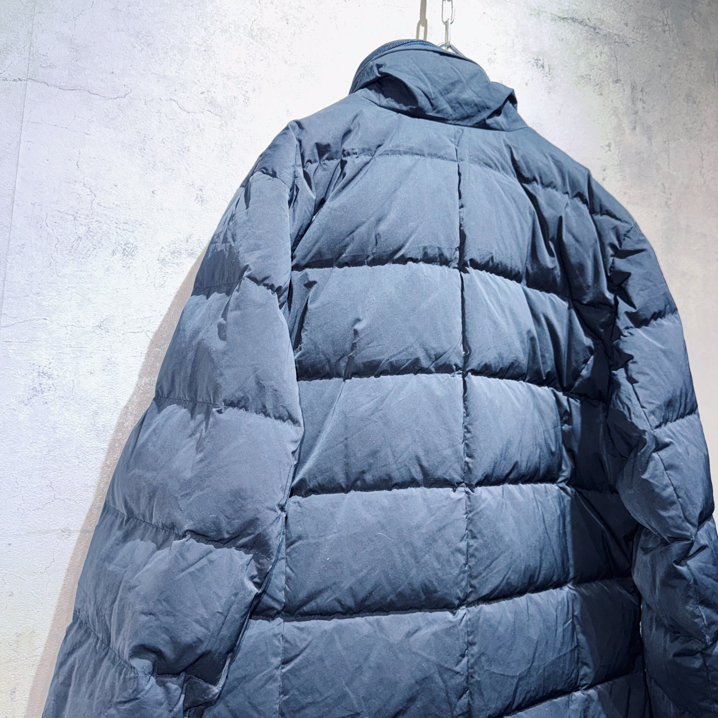 ARMANI COLLEZIONI”Boa collar double zip design down jacket