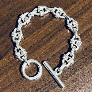 VINTAGE HERMES Cybele Bracelet Sterling Silver | ヴィンテージ エルメス キュベレー ブレスレット スターリング シルバー