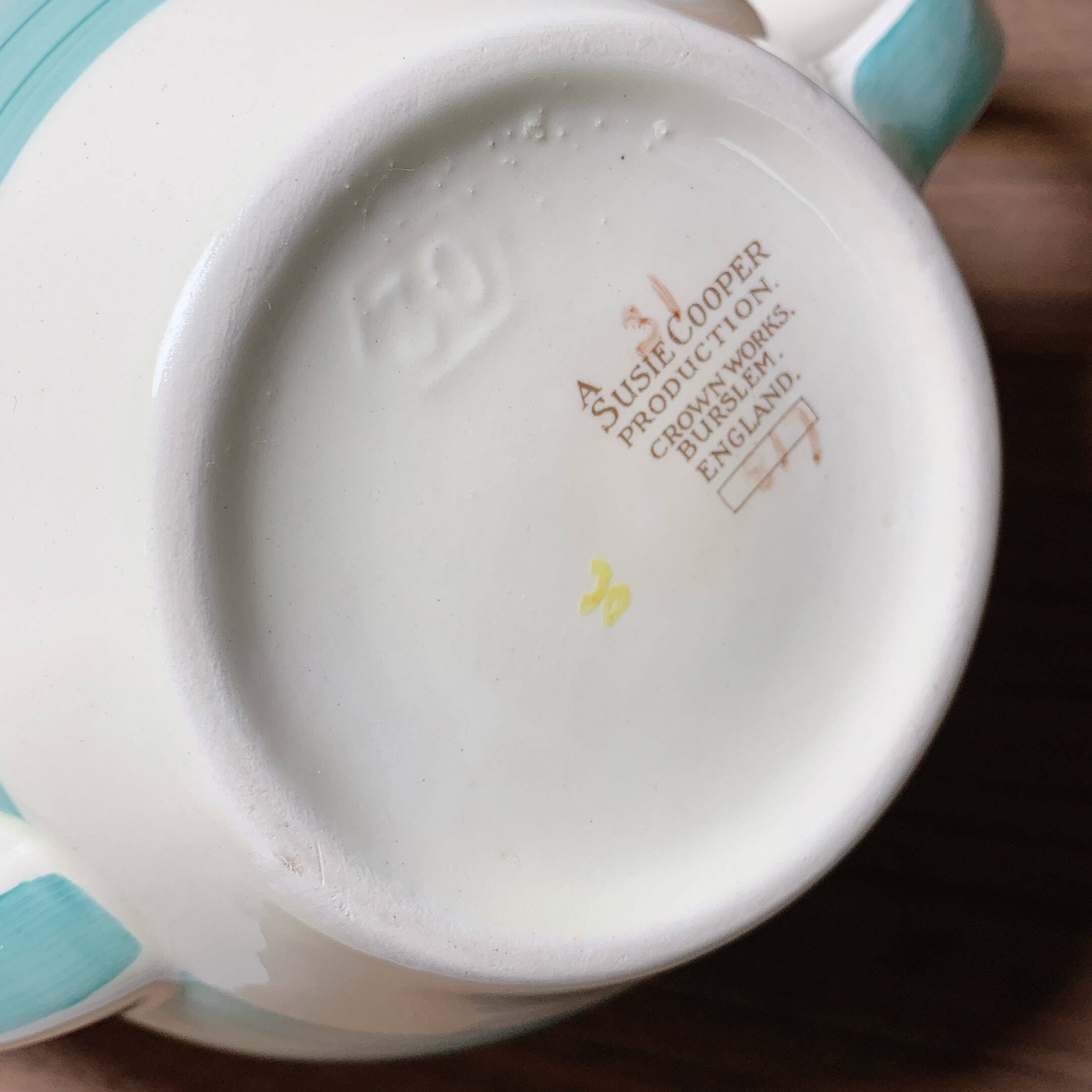 スージークーパー ウェディングリング(グリーン×イエロー) ポット