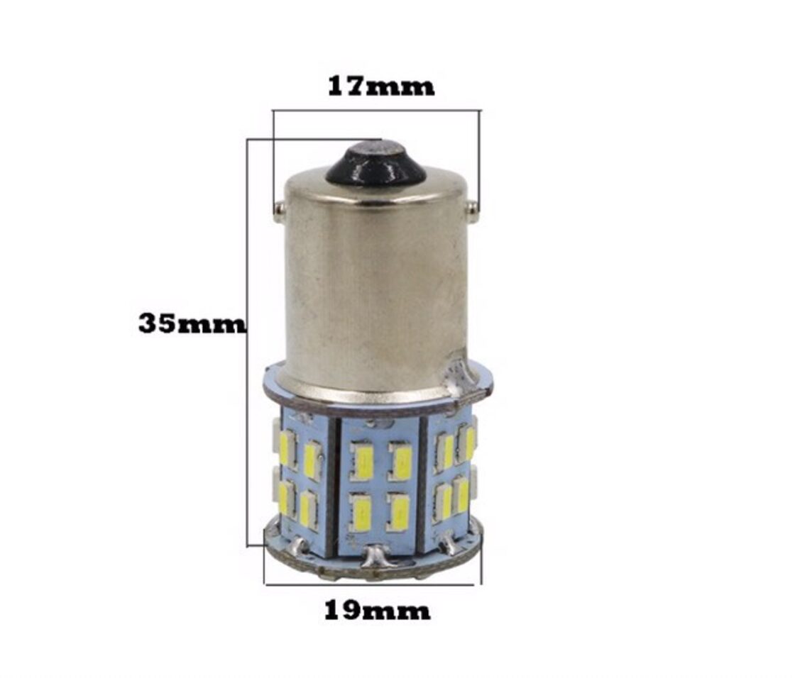 グリーン 緑 30個セット 24V S25シングル LED 50連 平行ピン トラック 