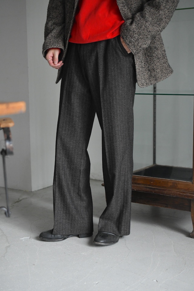 m’s braque / FLARE PANTS (Mix brown stripe)