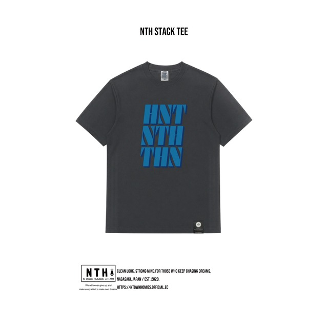 NTH STACK TEE color Dark gray